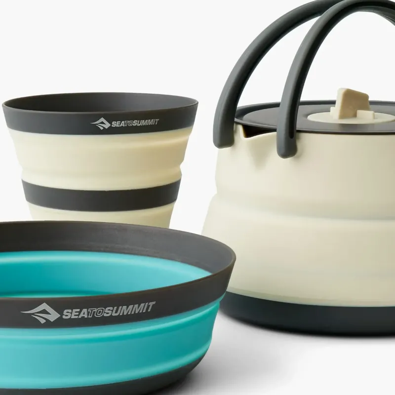 Sea To Summit Pots, Pans & Kettles-Frontier UL Collapsible Kettle Cook Set - 1P - 3 Piece