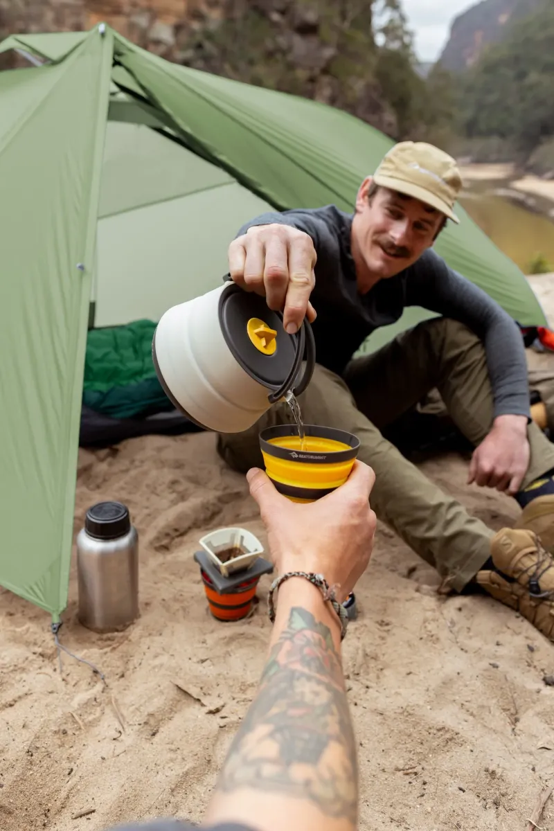Sea To Summit Pots, Pans & Kettles-Frontier UL Collapsible Kettle - 1.1L