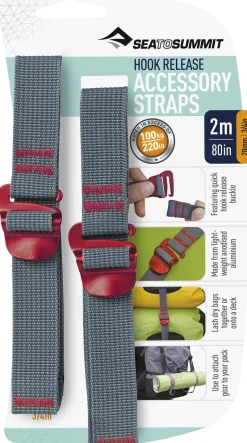 Sea To Summit Buckles & Straps-Hook Release Accessory Straps - 20mm X 2m
