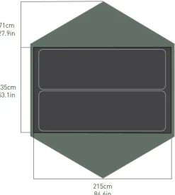 Sea To Summit Backpacking & Lightweight Tents-Ikos TR2 Tent - Laurel Wreath