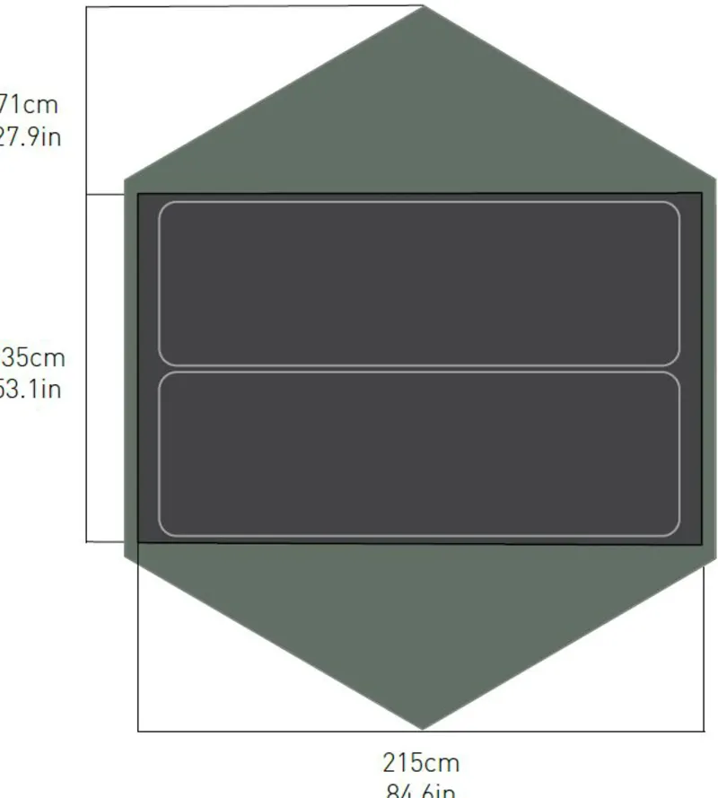 Sea To Summit Backpacking & Lightweight Tents-Ikos TR2 Tent - Laurel Wreath
