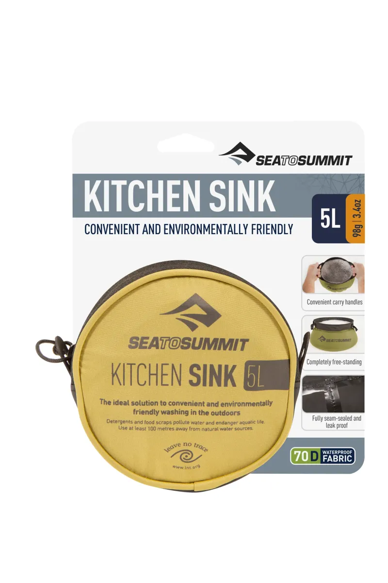 Sea To Summit Plates, Bowls, Cups & Utensils-Kitchen Sink - 5L