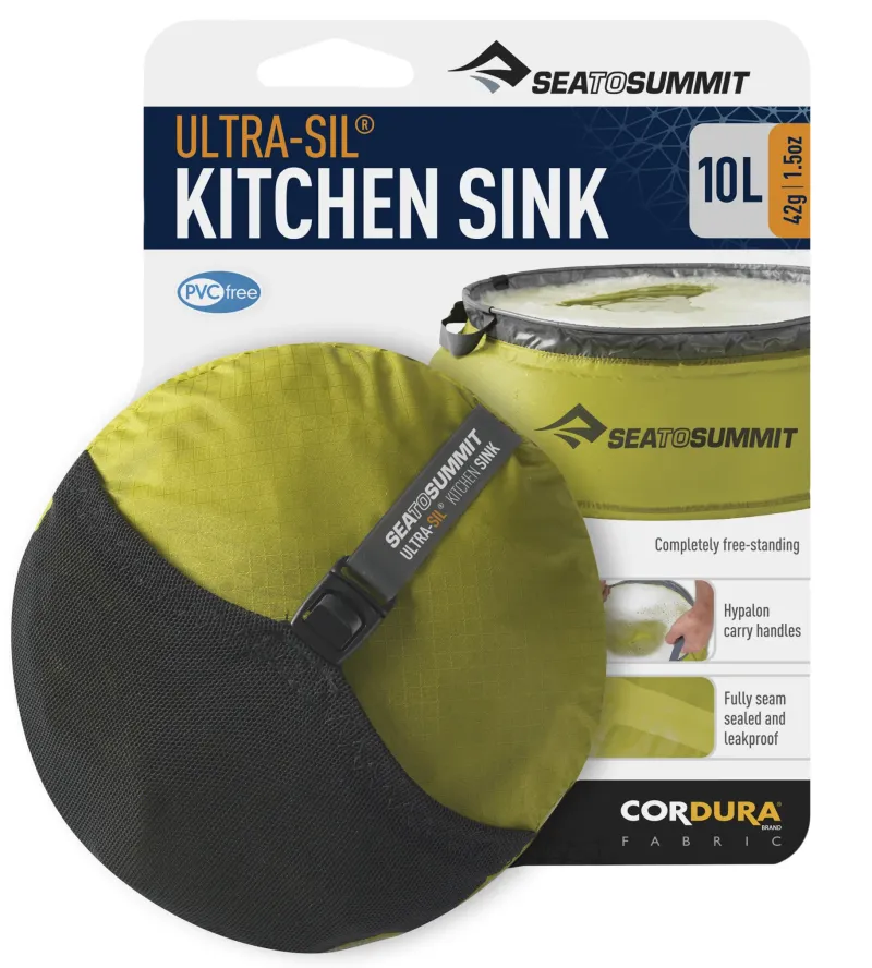 Sea To Summit Plates, Bowls, Cups & Utensils-Ultra-Sil Kitchen Sink - 10L