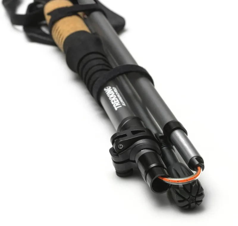 Silva Walking Poles-Trekking Poles Aluminum Z-fold - Grey