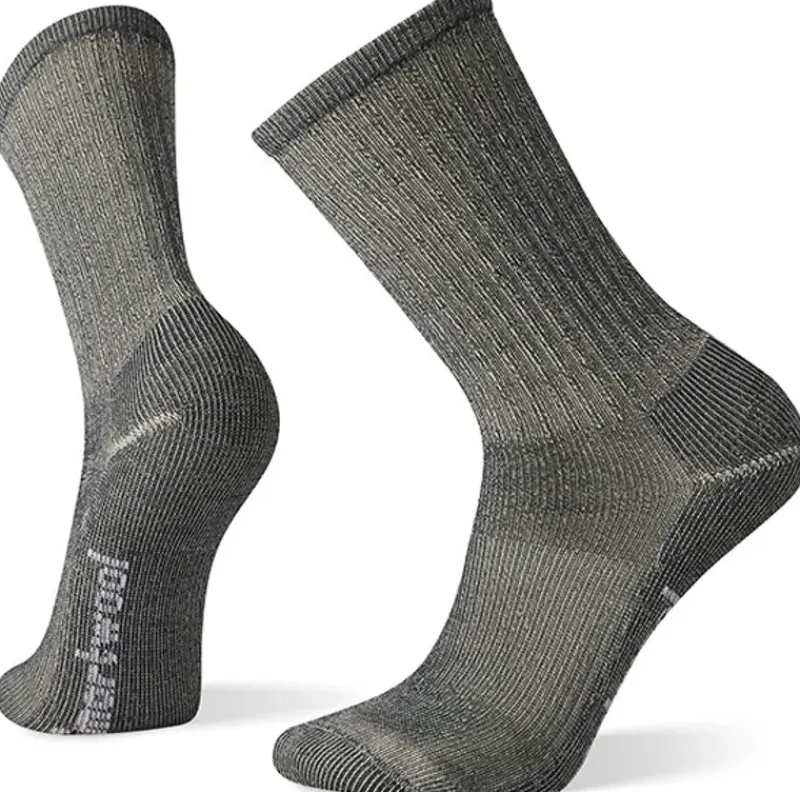 Smartwool Socks|Socks-Mens Classic Hike Light Cushion Crew Socks - Light Gray