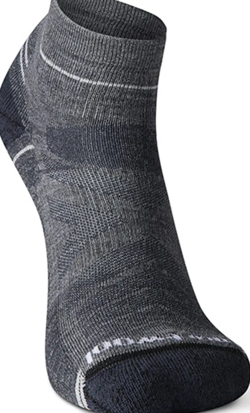 Smartwool Socks|Socks-Mens Performance Hike Light Cushion Ankle Socks - Medium Grey
