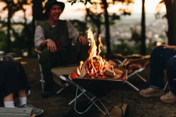 Snowpeak Family & Group Stoves-Snow Peak Pack and Carry Fireplace - L
