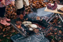 Snowpeak Family & Group Stoves-Snow Peak Pack and Carry Fireplace - L