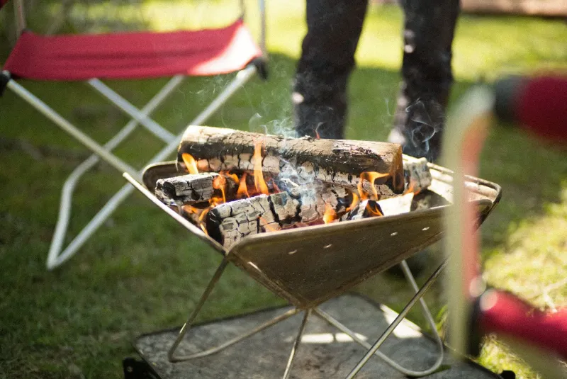 Snowpeak Family & Group Stoves-Snow Peak Pack and Carry Fireplace - L
