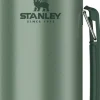 Stanley Coffee Mugs & Flasks-Legendary Classic Bottle - 1.0L - Hammertone Green