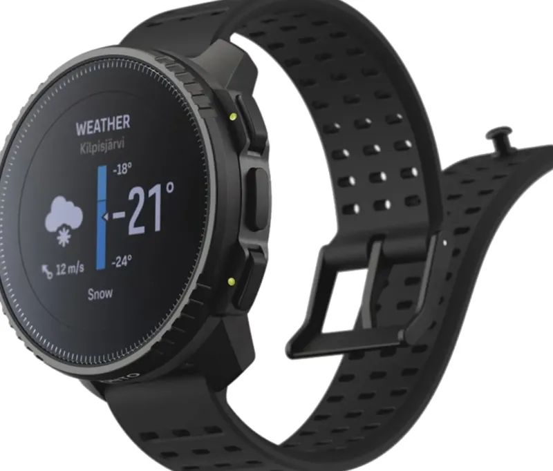 Suunto Wearable Tech-Solar Vertical Sports Watch - All Black-Stainless Steel