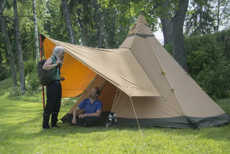 Tentipi Extensions & Canopies-Canopy Comfort CP - 5/7