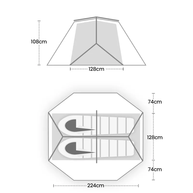 Terra Nova Backpacking & Lightweight Tents-Solar Horizon 2 Tent