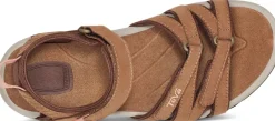 Teva Hiking Shoes & Boots|Sandals-Womens Tirra Leather Sandals - Honey Brown