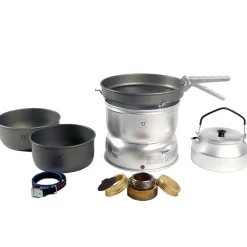 Trangia Lightweight Stoves-25-8 UL/HA Stove - Hard Anodised Pans with Kettle