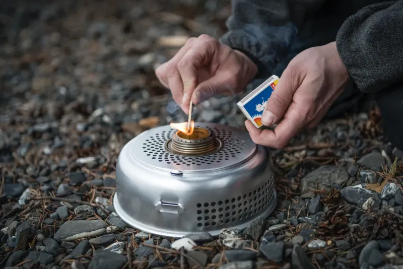 Trangia Lightweight Stoves-27-8 UL/HA Stove - Hard Anodised Pans with Kettle