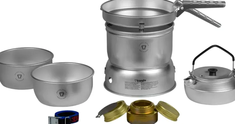 Trangia Lightweight Stoves-27-2 UL Stove - Alloy Pans with Kettle