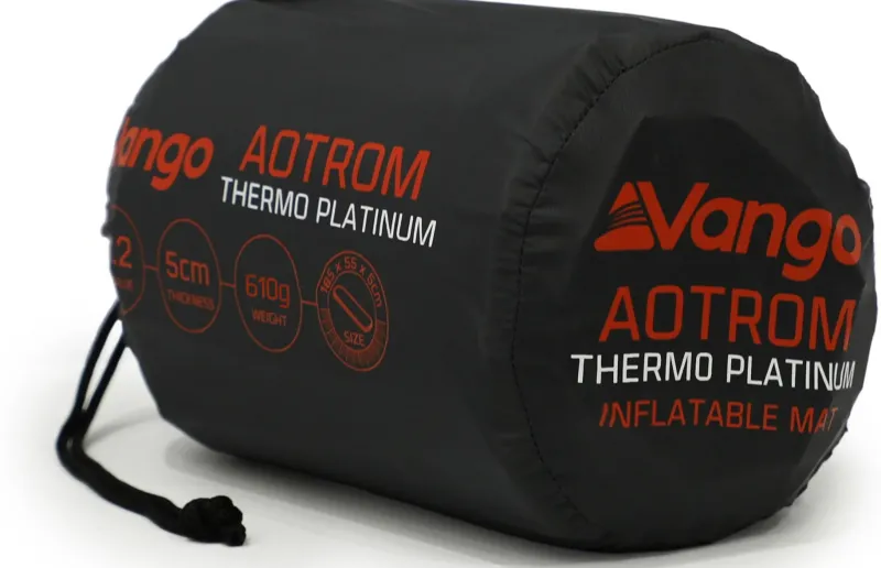 Vango Backpacking & Lightweight Sleeping Mats-Aotrom Thermo Platinum Mat