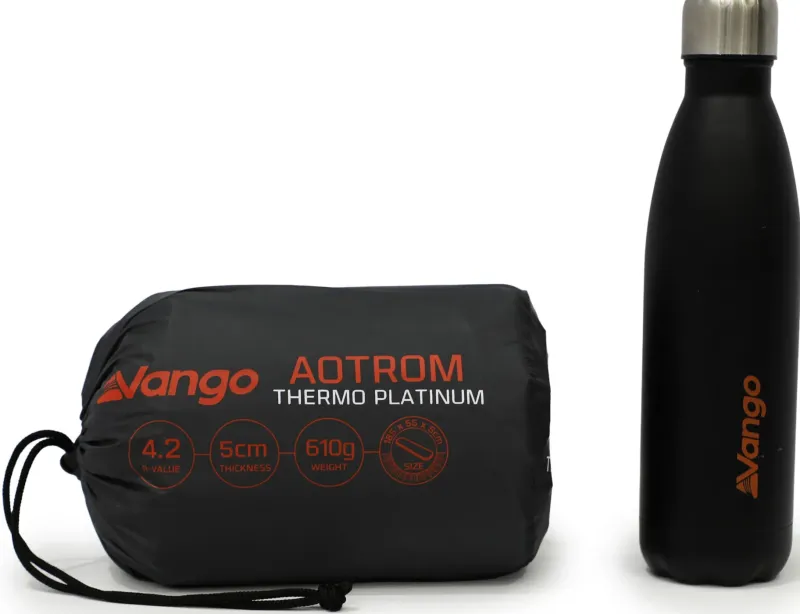 Vango Backpacking & Lightweight Sleeping Mats-Aotrom Thermo Platinum Mat