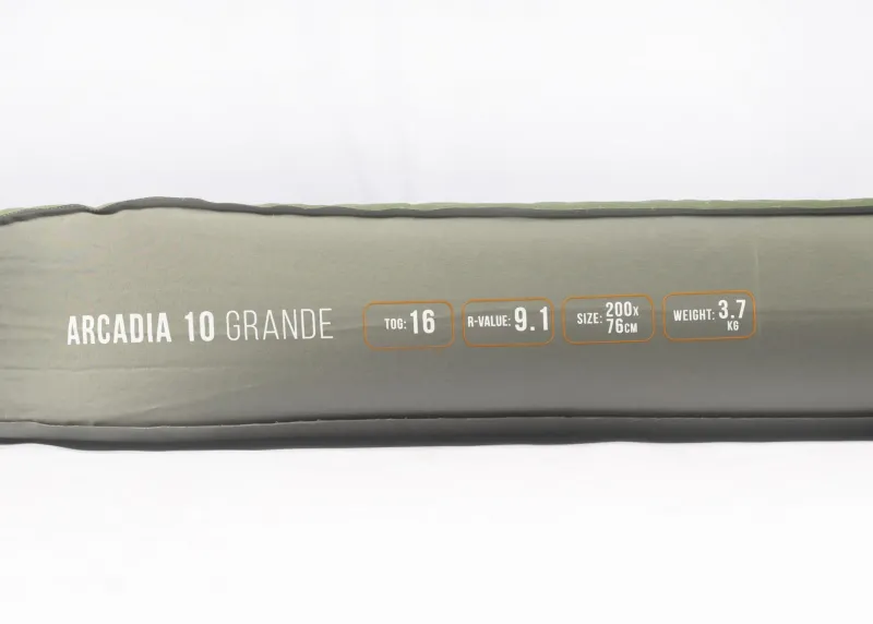 Vango Family & Leisure Camp Beds And Sleeping Mats-Arcadia 10 Grande Self Inflating Mat