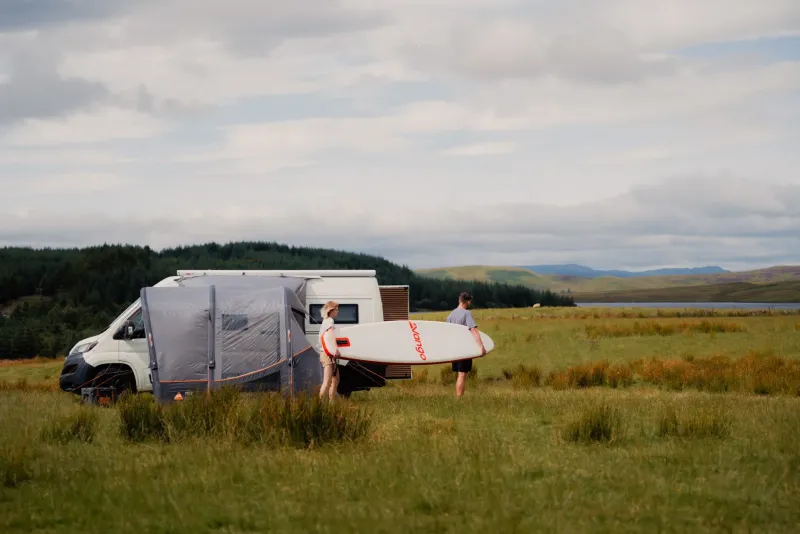 Vango Driveaway Van Awnings-Cove III Air Mid DriveAway Awning