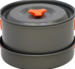 Vango Pots, Pans & Kettles-Hard Anodised 4 Person Cook Kit