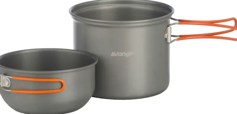 Vango Pots, Pans & Kettles-Hard Anodised 1 Person Cook Kit