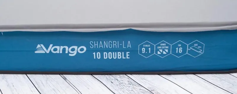 Vango Family & Leisure Camp Beds And Sleeping Mats-Shangri-La II 10 Double Self Inflating Mat