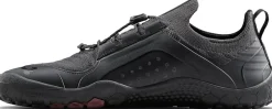 Vivobarefoot Hiking Shoes & Boots|Running Shoes-Mens Primus Trail Knit FG Shoes - Obsidian-Obsidian