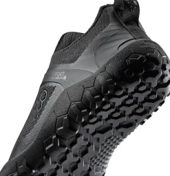 Vivobarefoot Hiking Shoes & Boots|Running Shoes-Womens Primus Trail Knit FG Shoes - Obsidian-Obsidian