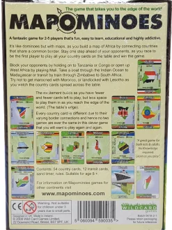 Wildcard Games Games|Travel Accessories-Mapominoes - The Ultimate Geography Game - Africa
