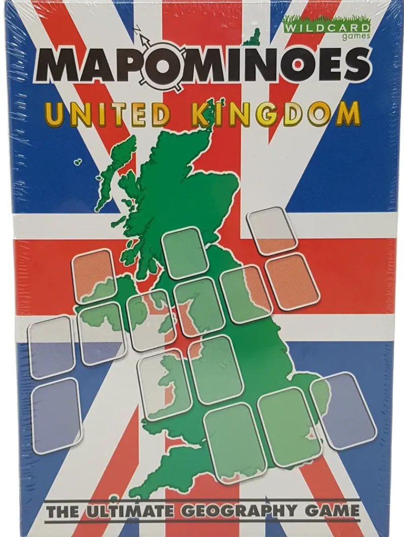 Wildcard Games Games|Travel Accessories-Mapominoes - The Ultimate Geography Game - UK