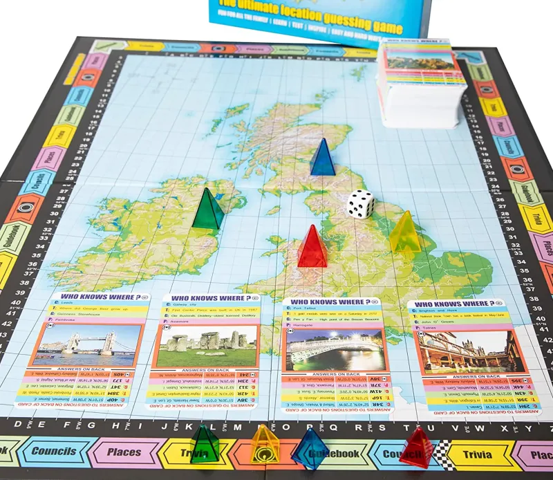 Wildcard Games Travel Accessories|Games-Who Knows Where - UK and Ireland Game