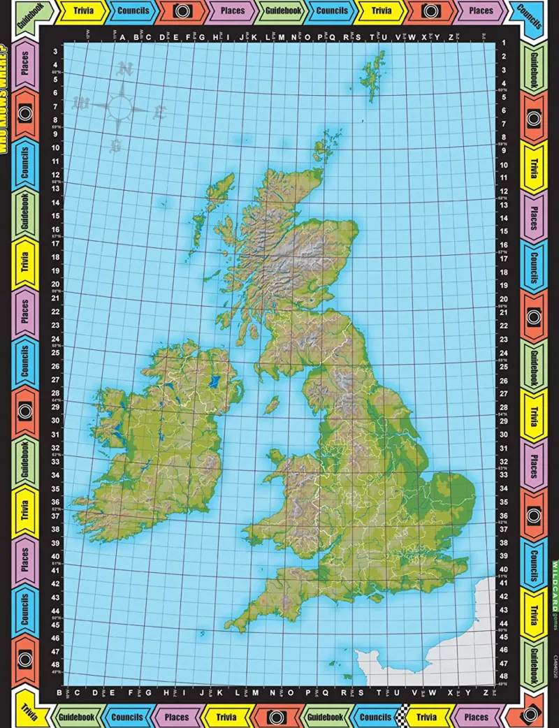 Wildcard Games Travel Accessories|Games-Who Knows Where - UK and Ireland Game