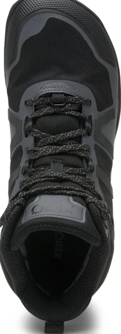 Xero Shoes Hiking Shoes & Boots|Mid Height Boots-Mens Scrambler Mid II WP Boot - Black-Asphalt