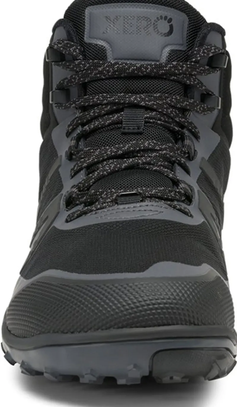 Xero Shoes Hiking Shoes & Boots|Mid Height Boots-Mens Scrambler Mid II WP Boot - Black-Asphalt