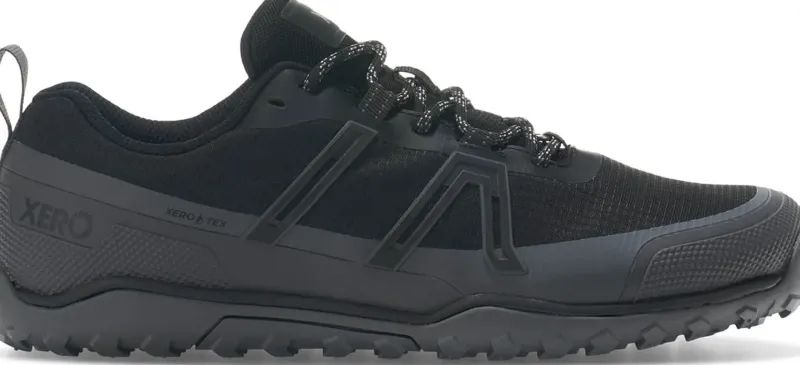 Xero Shoes Hiking Shoes & Boots|Walking Shoes-Mens Scrambler Trail Low WP Shoe - Black-Asphalt