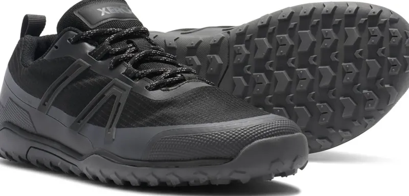 Xero Shoes Hiking Shoes & Boots|Walking Shoes-Mens Scrambler Trail Low WP Shoe - Black-Asphalt