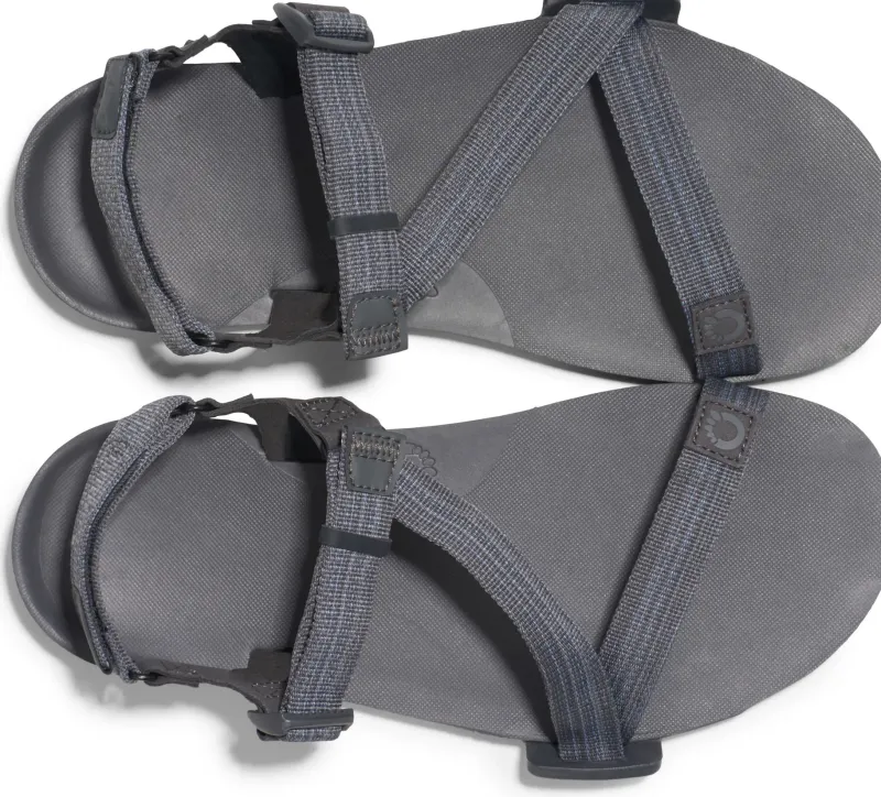 Xero Shoes Hiking Shoes & Boots|Sandals-Mens Z-Trail EV Sandals - Steel Gray-Asphalt