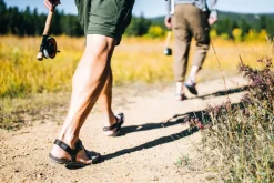 Xero Shoes Hiking Shoes & Boots|Sandals-Mens Z-Trail EV Sandals - Steel Gray-Asphalt