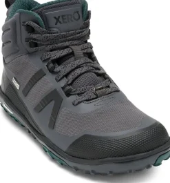 Xero Shoes Hiking Shoes & Boots|Mid Height Boots-Womens Scrambler Mid II WP Boot - Asphalt-Sea Moss