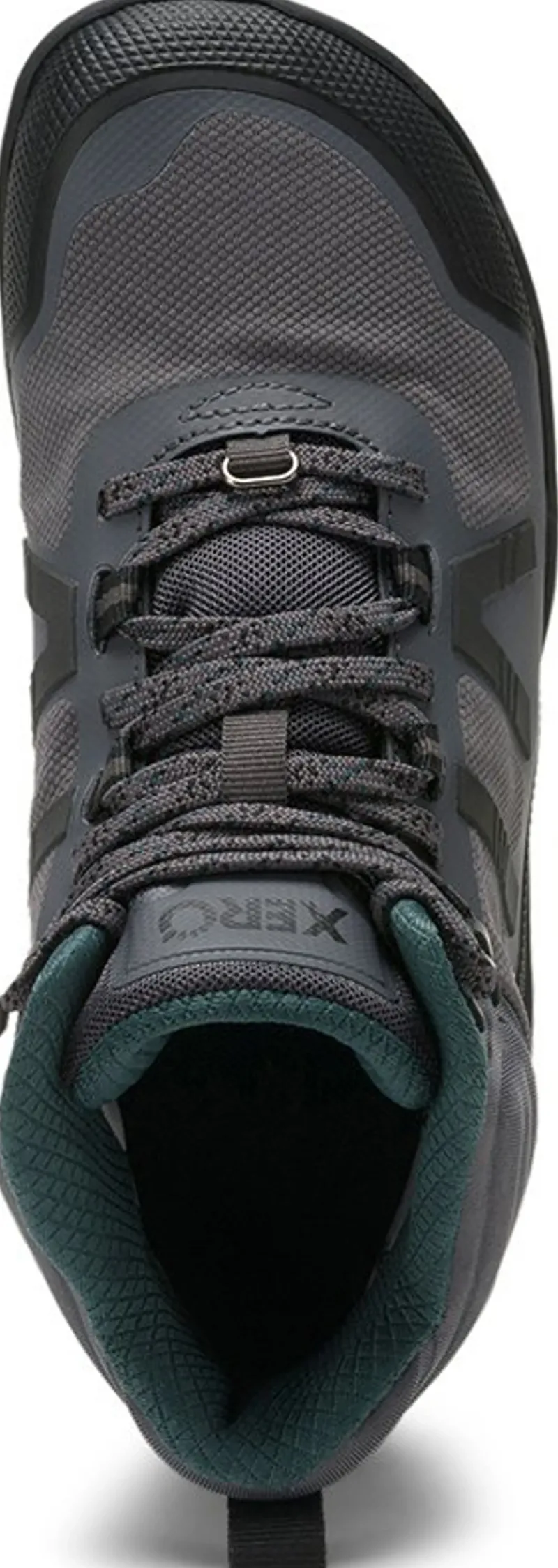 Xero Shoes Hiking Shoes & Boots|Mid Height Boots-Womens Scrambler Mid II WP Boot - Asphalt-Sea Moss