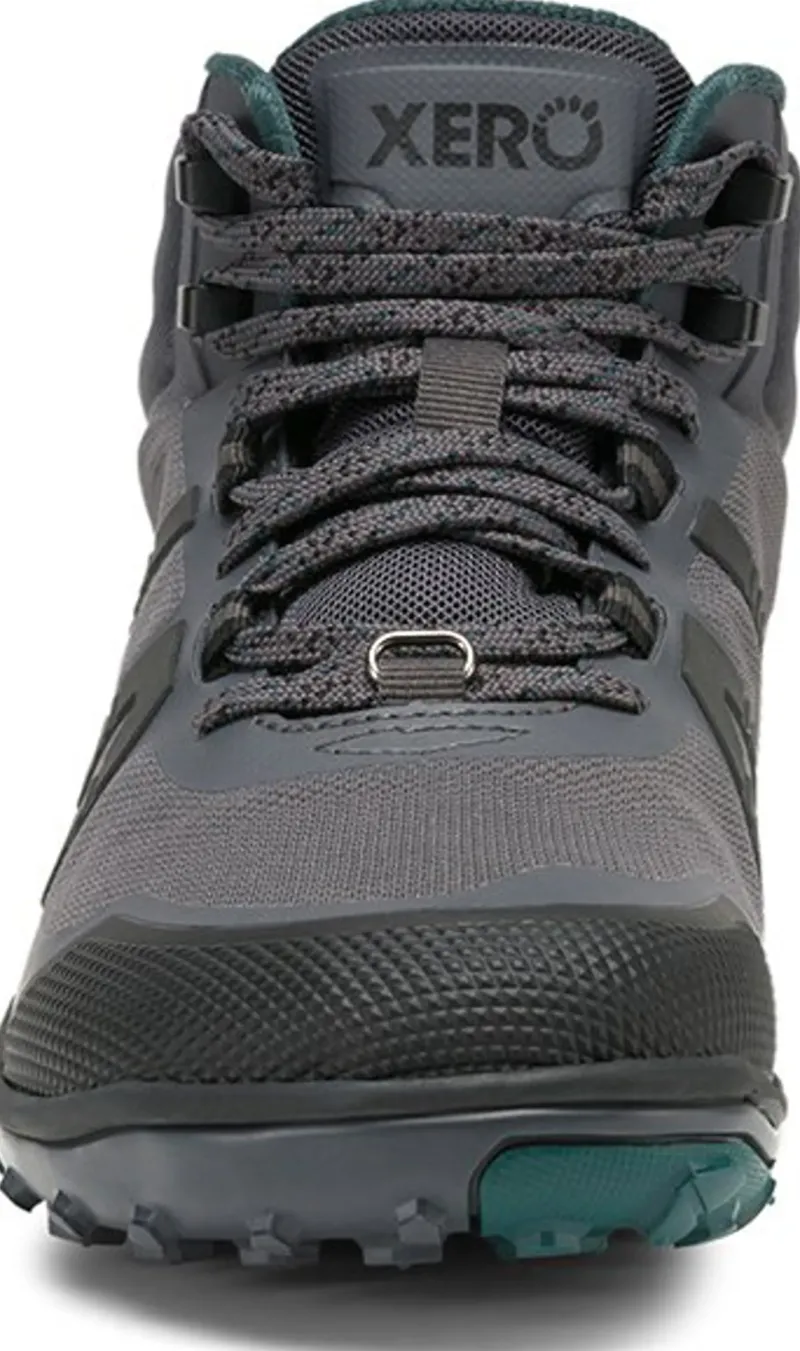 Xero Shoes Hiking Shoes & Boots|Mid Height Boots-Womens Scrambler Mid II WP Boot - Asphalt-Sea Moss