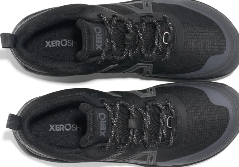 Xero Shoes Hiking Shoes & Boots|Walking Shoes-Womens Scrambler Trail Low WP Shoe - Black-Asphalt