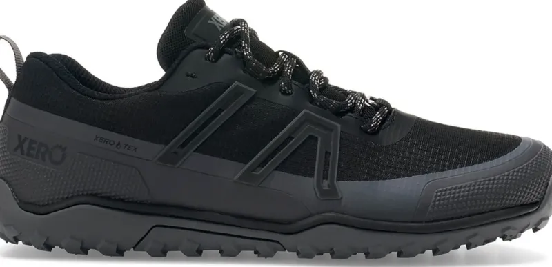 Xero Shoes Hiking Shoes & Boots|Walking Shoes-Womens Scrambler Trail Low WP Shoe - Black-Asphalt