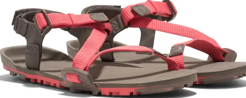 Xero Shoes Hiking Shoes & Boots|Sandals-Womens Z-Trail EV Sandals - Sunset Coral-Morel