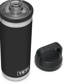 Yeti Water Bottles-Rambler 18oz Bottle - Black