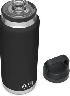 Yeti Water Bottles-Rambler 36oz Bottle - Black