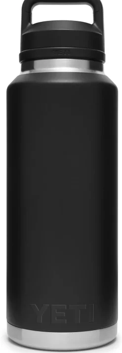 Yeti Water Bottles-Rambler 46oz Bottle - Black