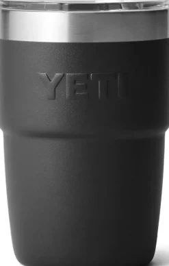 Yeti Coffee Mugs & Flasks-Rambler 8oz Stackable Cup - Black